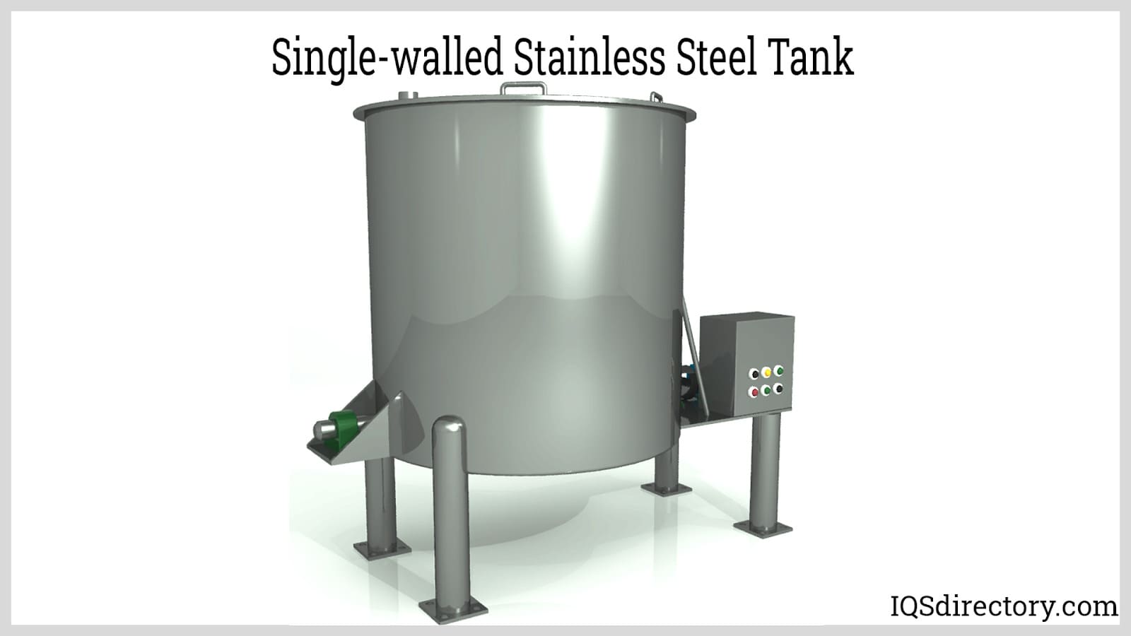 single walled stainless steel tank