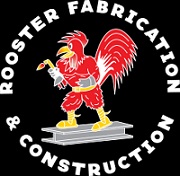 Rooster Fabrication & Construction Logo